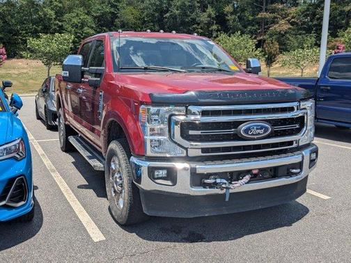 Red Metallic 2022 Ford F-350 Lariat Super Duty