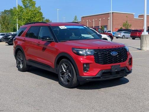 Red Metallic 2026 Ford Explorer ST-Line