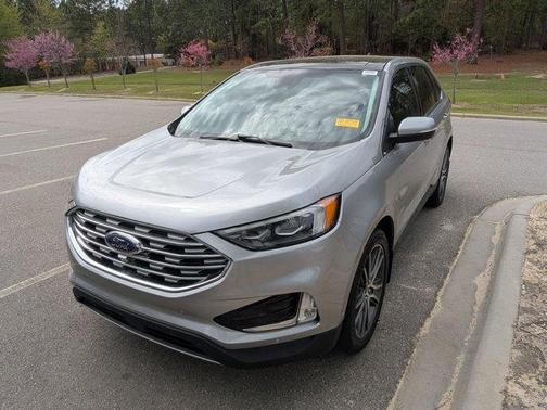 Silver 2020 Ford Edge Titanium