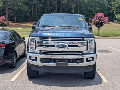 Blue 2017 Ford F-250 Lariat