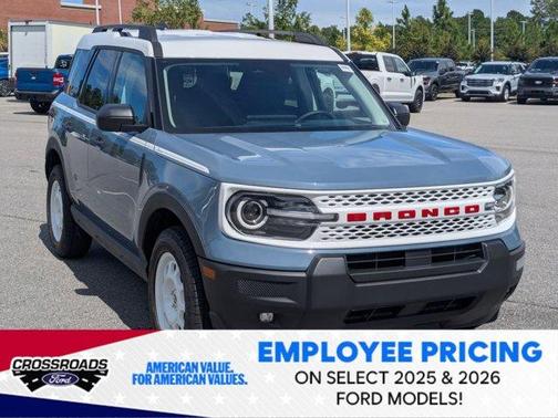 Azure Gray Metallic 2025 Ford Bronco Sport Heritage