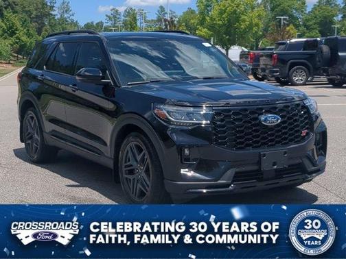 Black Metallic 2025 Ford Explorer ST
