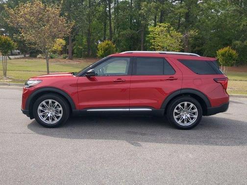 Red Metallic 2026 Ford Explorer Platinum