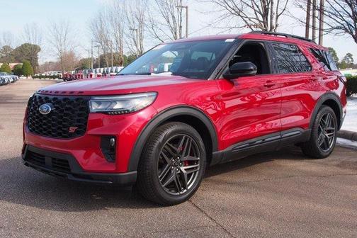 Red Metallic 2025 Ford Explorer ST
