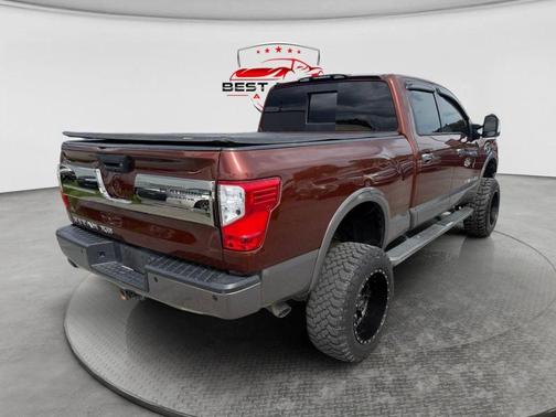 Brown 2017 Nissan Titan XD Platinum Reserve