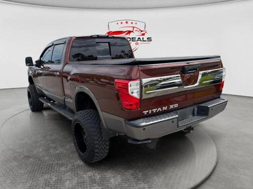 Brown 2017 Nissan Titan XD Platinum Reserve