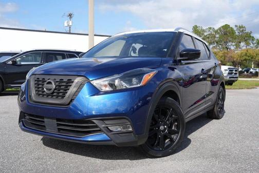 Blue 2020 Nissan Kicks SR