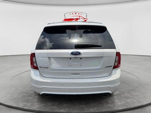 White Platinum Metallic Tri-Coat 2014 Ford Edge Sport