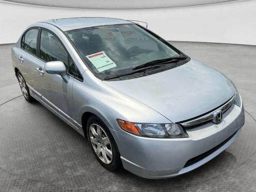 Alabaster Silver Metallic 2008 Honda Civic LX