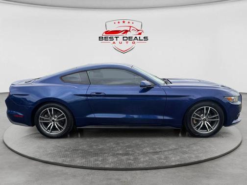 Black 2015 Ford Mustang EcoBoost Premium