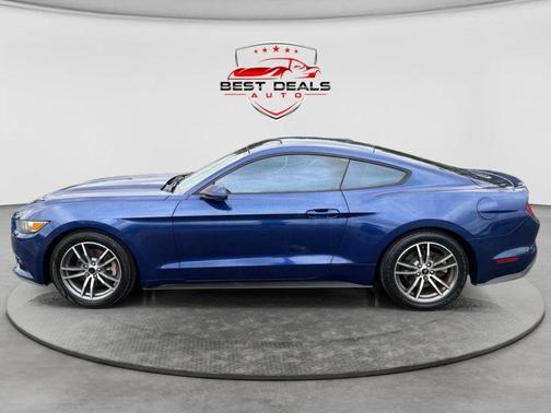 Black 2015 Ford Mustang EcoBoost Premium