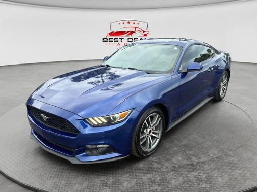 Black 2015 Ford Mustang EcoBoost Premium