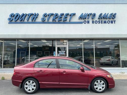 Burgundy 2011 Honda Civic LX