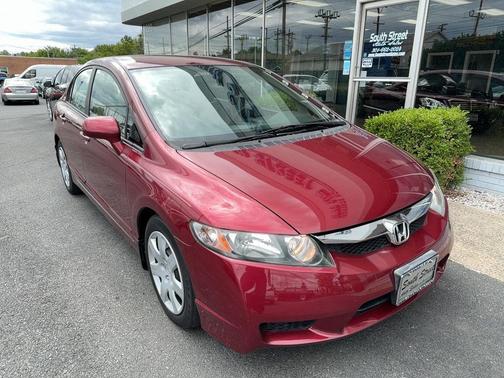 Burgundy 2011 Honda Civic LX