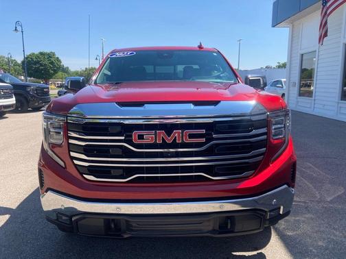 Volcanic Red 2025 GMC Sierra 1500 SLT