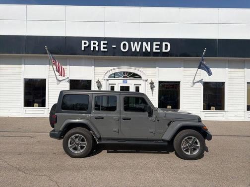 Gray 2020 Jeep Wrangler Unlimited Sahara