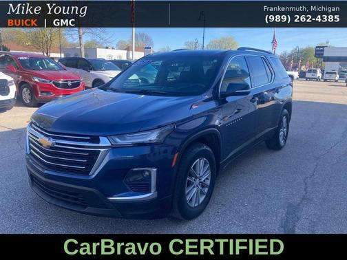 Northsky Blue Metallic 2023 Chevrolet Traverse LT Cloth