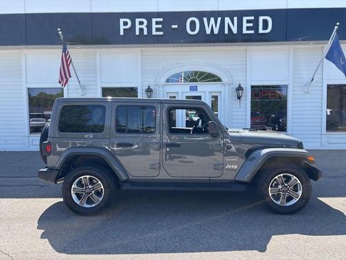 Gray 2022 Jeep Wrangler Unlimited Sahara
