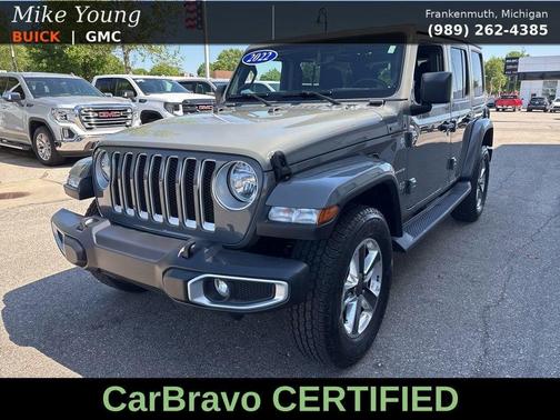 Gray 2022 Jeep Wrangler Unlimited Sahara