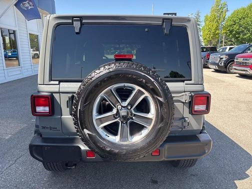Gray 2022 Jeep Wrangler Unlimited Sahara