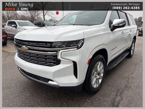 Summit White 2023 Chevrolet Suburban Premier