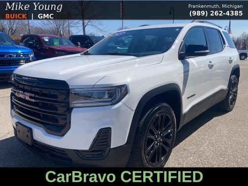 Summit White 2023 GMC Acadia SLE