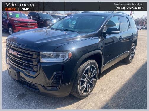 Black 2021 GMC Acadia SLE