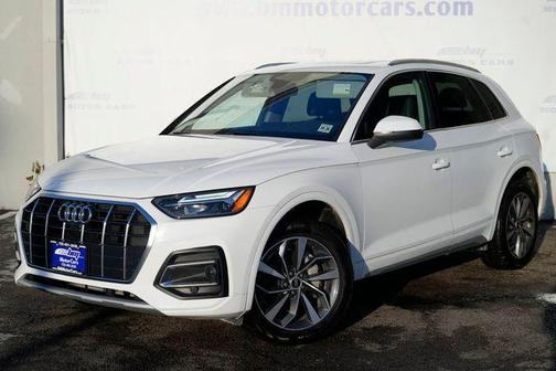 White 2021 Audi Q5 45 Premium Plus
