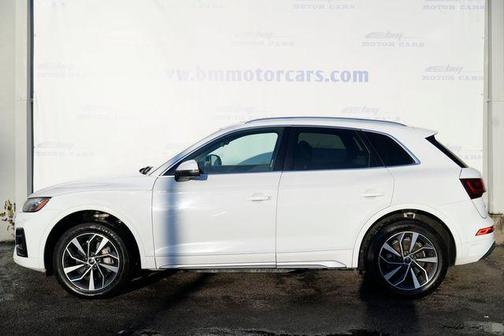 White 2021 Audi Q5 45 Premium Plus