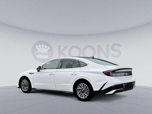 Serenity White 2026 Hyundai SONATA Hybrid Limited