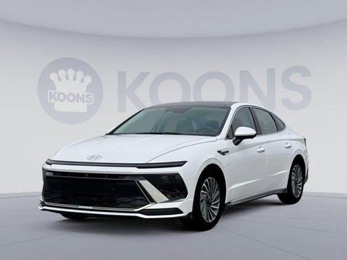 Serenity White 2026 Hyundai SONATA Hybrid Limited