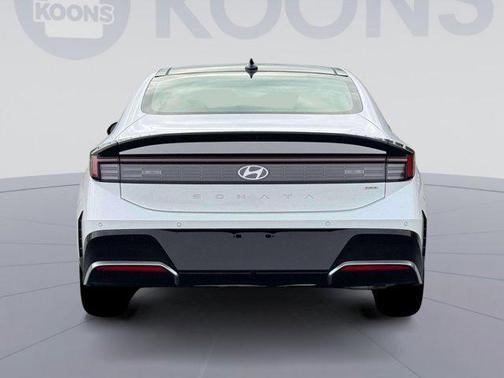 Serenity White 2026 Hyundai SONATA Hybrid Limited