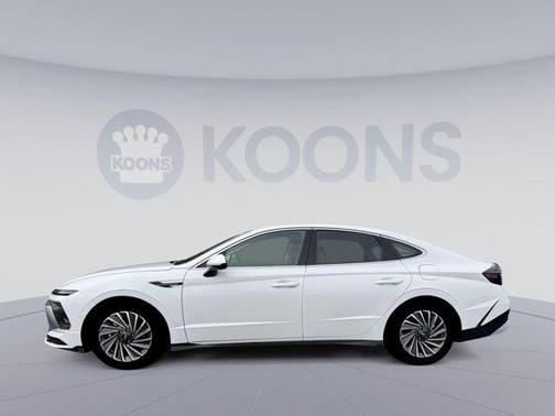 Serenity White 2026 Hyundai SONATA Hybrid Limited