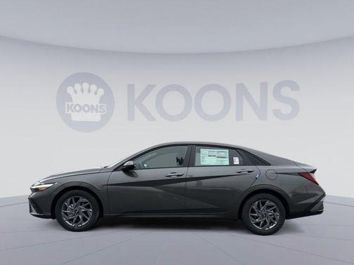 Amazon Gray 2026 Hyundai ELANTRA HEV Blue