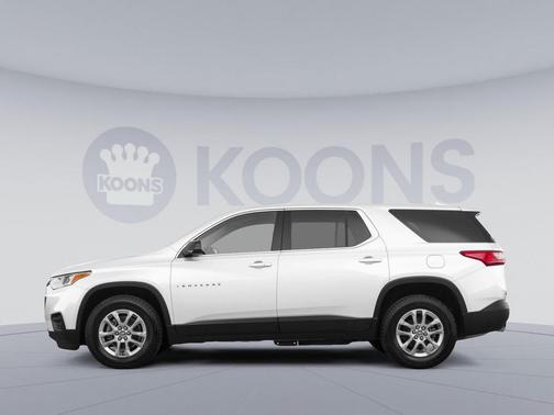 Summit White 2021 Chevrolet Traverse LT Cloth