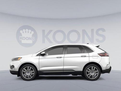 Star White Metallic Tri-Coat 2022 Ford Edge Titanium