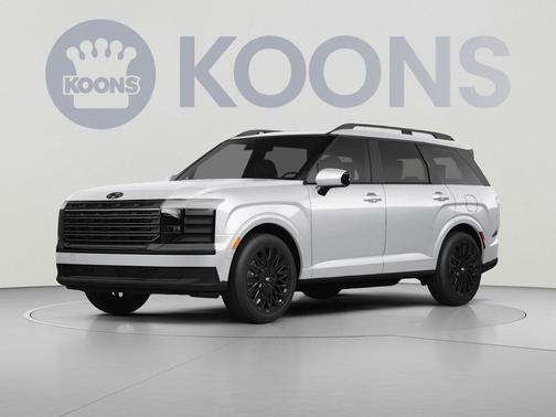 Creamy White Pearl 2027 Hyundai Palisade Hybrid Calligraphy Black Ink