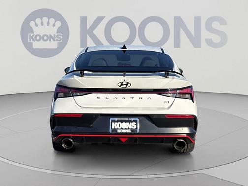 Atlas White 2024 Hyundai ELANTRA N Base