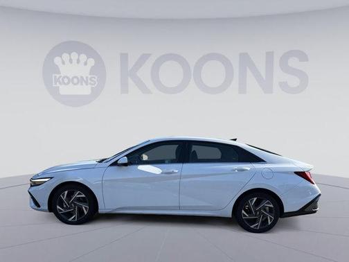 Serenity White 2025 Hyundai ELANTRA SEL