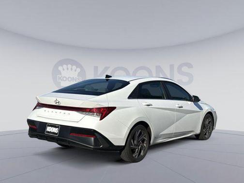 Serenity White 2025 Hyundai ELANTRA SEL