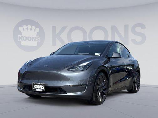 Gray 2021 Tesla Model Y Performance Dual Motor All-Wheel Drive