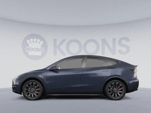 Gray 2021 Tesla Model Y Performance Dual Motor All-Wheel Drive