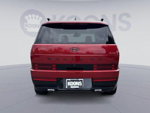 Ultimate Red 2025 Hyundai SANTA FE HEV Calligraphy