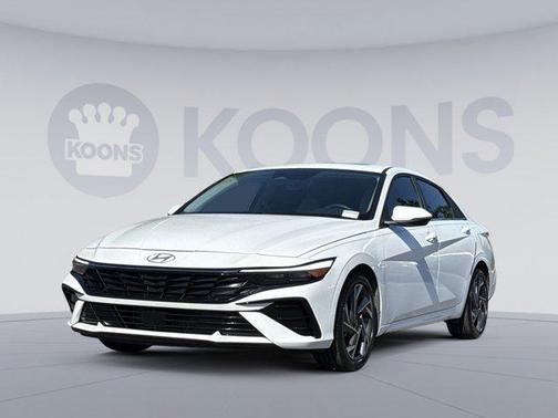 Serenity White 2025 Hyundai ELANTRA Limited