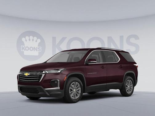 Black Cherry Metallic 2023 Chevrolet Traverse LT Cloth
