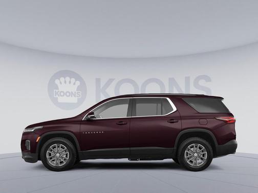 Black Cherry Metallic 2023 Chevrolet Traverse LT Cloth