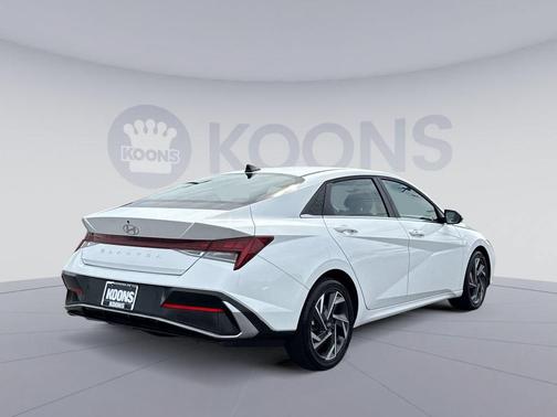 Serenity White 2025 Hyundai ELANTRA SEL
