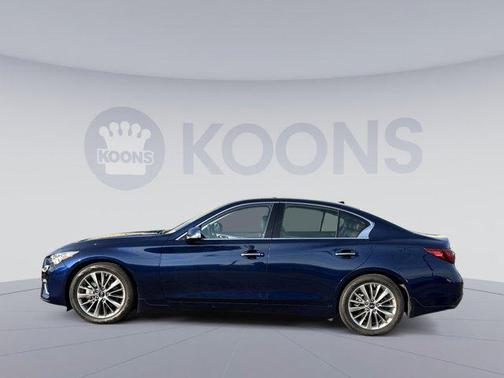 Grand Blue 2023 INFINITI Q50 3.0t LUXE