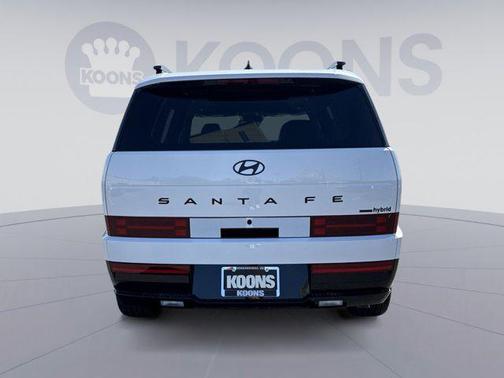 Serenity White 2026 Hyundai SANTA FE HEV Calligraphy