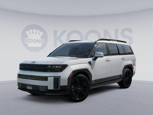 Serenity White 2026 Hyundai SANTA FE HEV Calligraphy